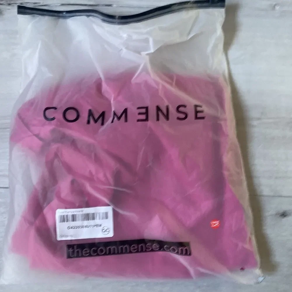 CommensSolid Color Essential BlazerJacket &HighWaist Pleat Frt Strat Leg Fuchsia_15